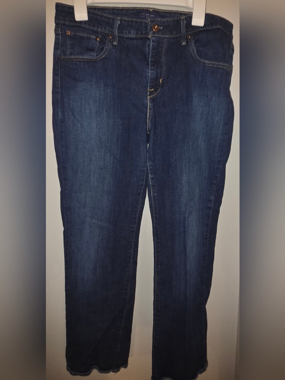 Levi's Dark Blue Straight Leg Jeans Womens 16